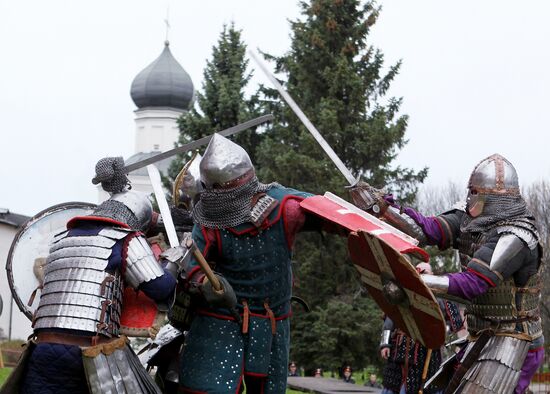 Historical Festival "Cathedral of warriors" in Veliky Novgorod