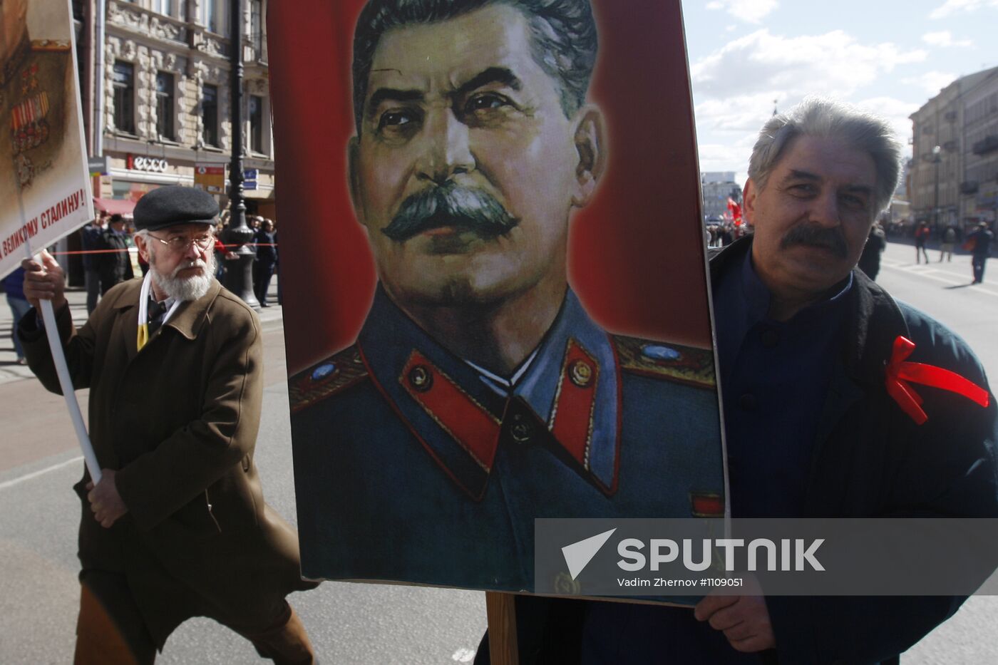 May Day rallies in St Petersburg