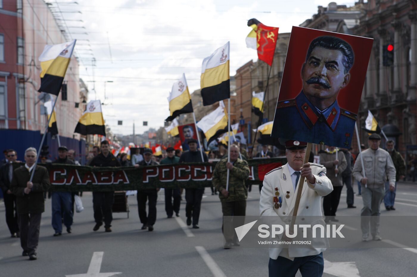 May Day rallies in St Petersburg