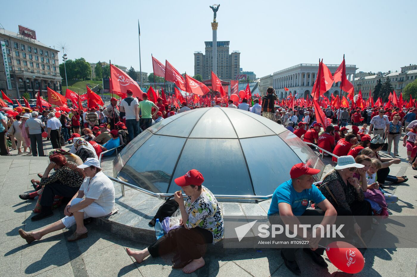 Communist rally in Kiev