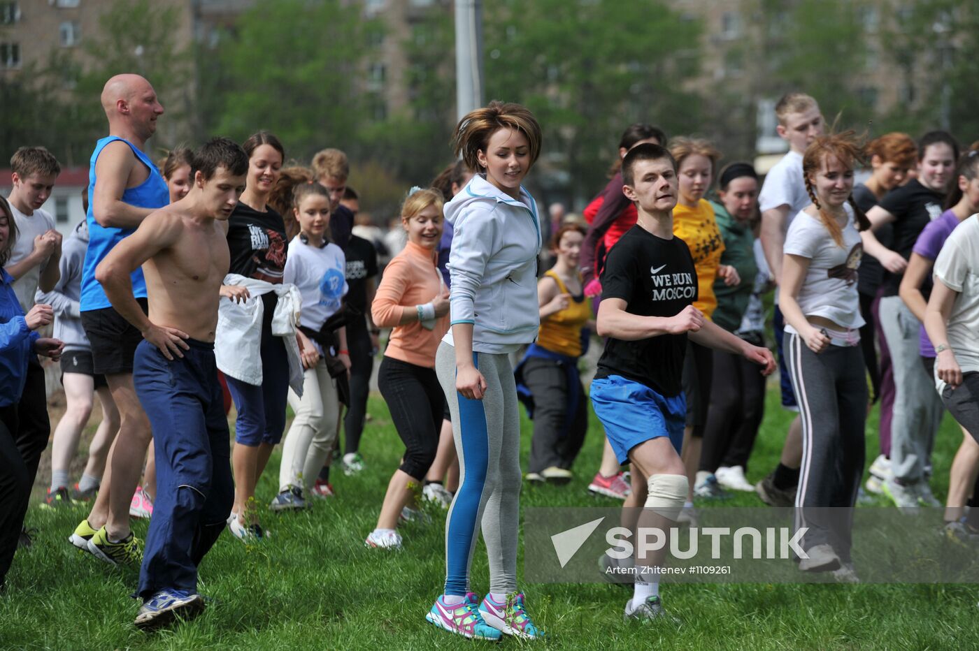City residents rest in Gorky Park