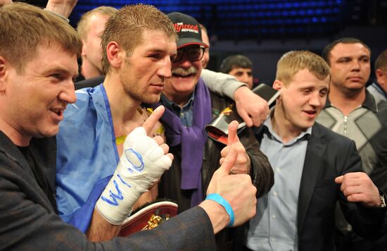 Boxing. Bout between Dmitry Pirog and Nobuhiro Ishida