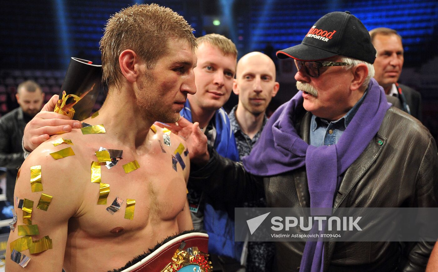 Boxing. Bout between Dmitry Pirog and Nobuhiro Ishida