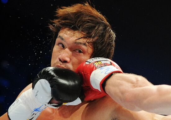 Boxing. Bout between Dmitry Pirog and Nobuhiro Ishida