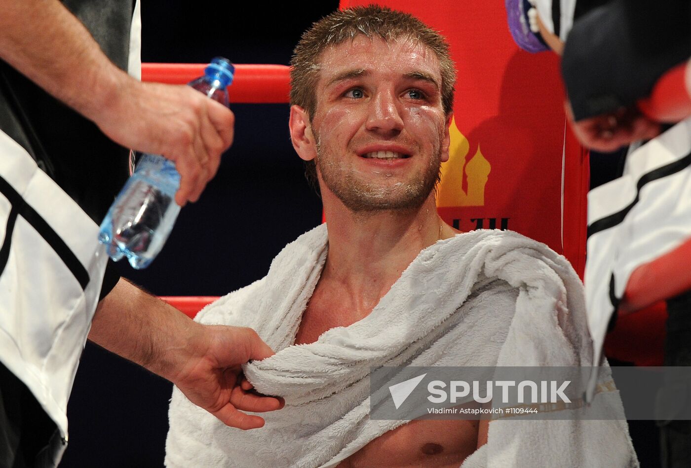 Boxing. Bout between Dmitry Pirog and Nobuhiro Ishida