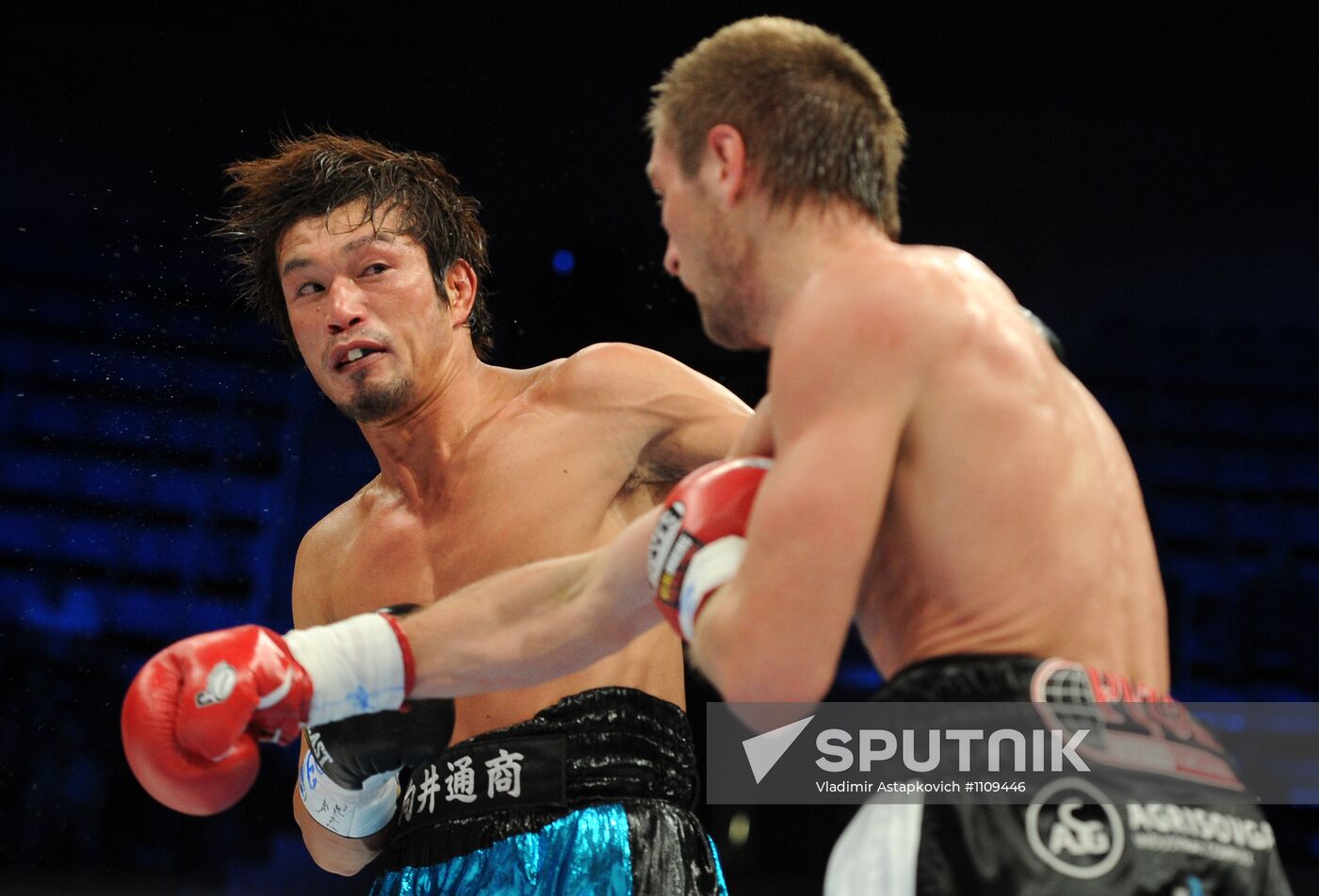 Boxing. Bout between Dmitry Pirog and Nobuhiro Ishida