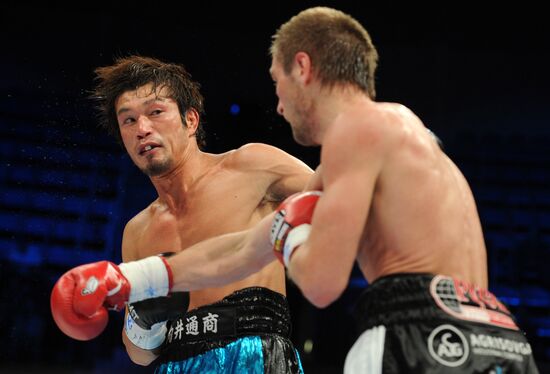 Boxing. Bout between Dmitry Pirog and Nobuhiro Ishida