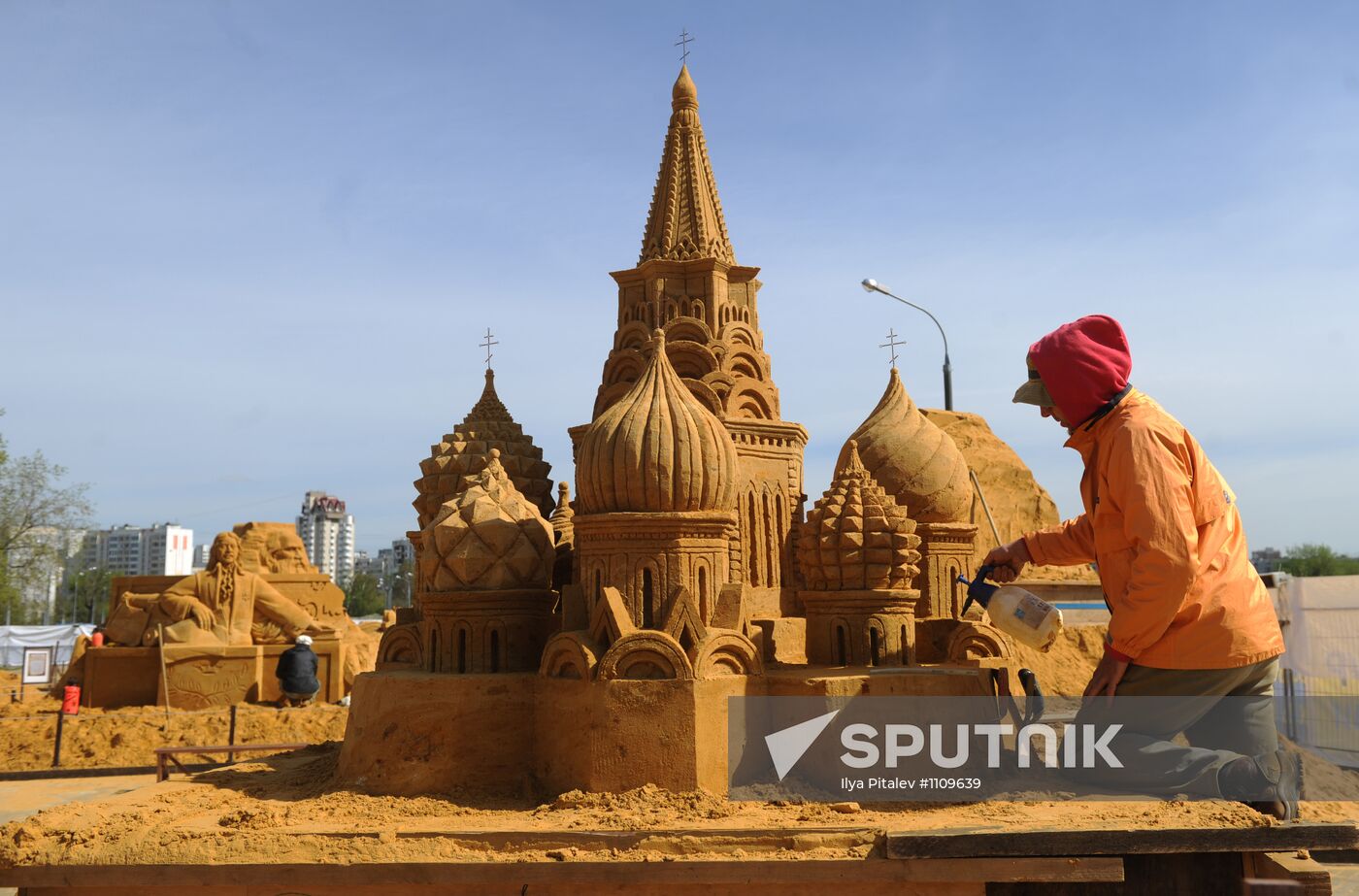 Great History of Russia, exhibition of sand sculpture