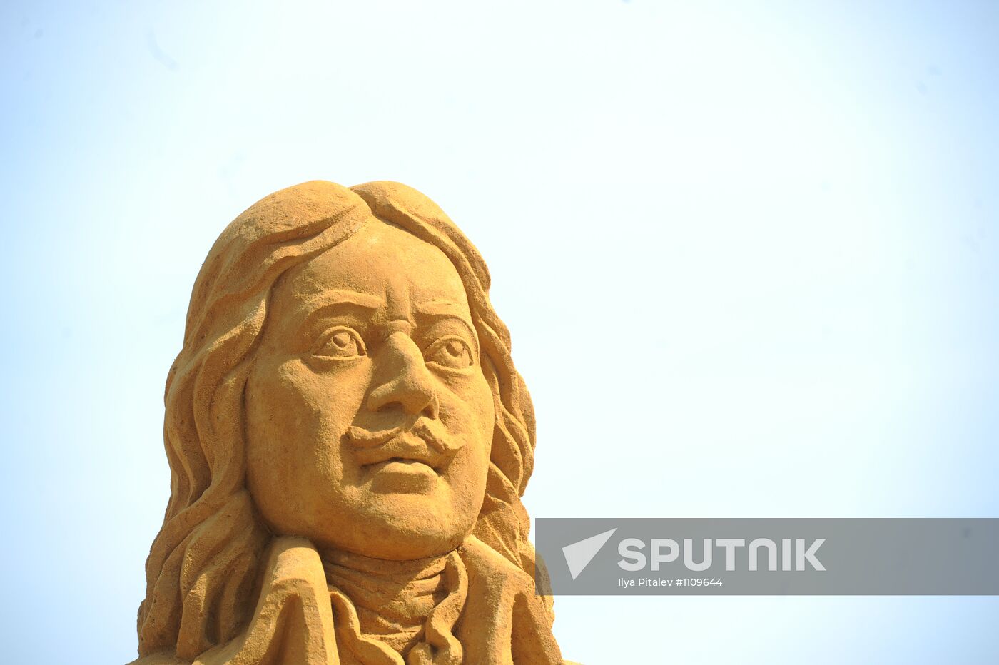 Great History of Russia, exhibition of sand sculpture