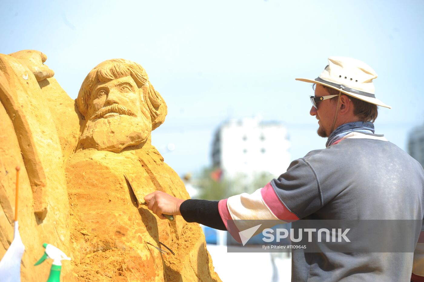 Great History of Russia, exhibition of sand sculpture