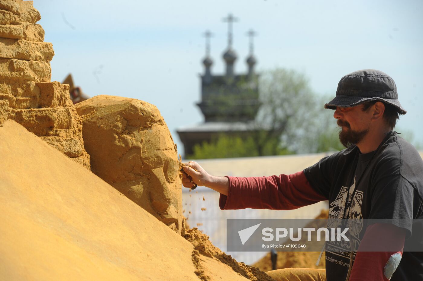 Great History of Russia, exhibition of sand sculpture