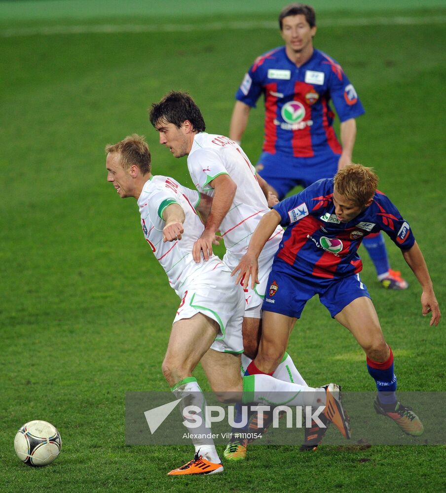 Russian Football Premier League. Lokomotiv vs. CSKA