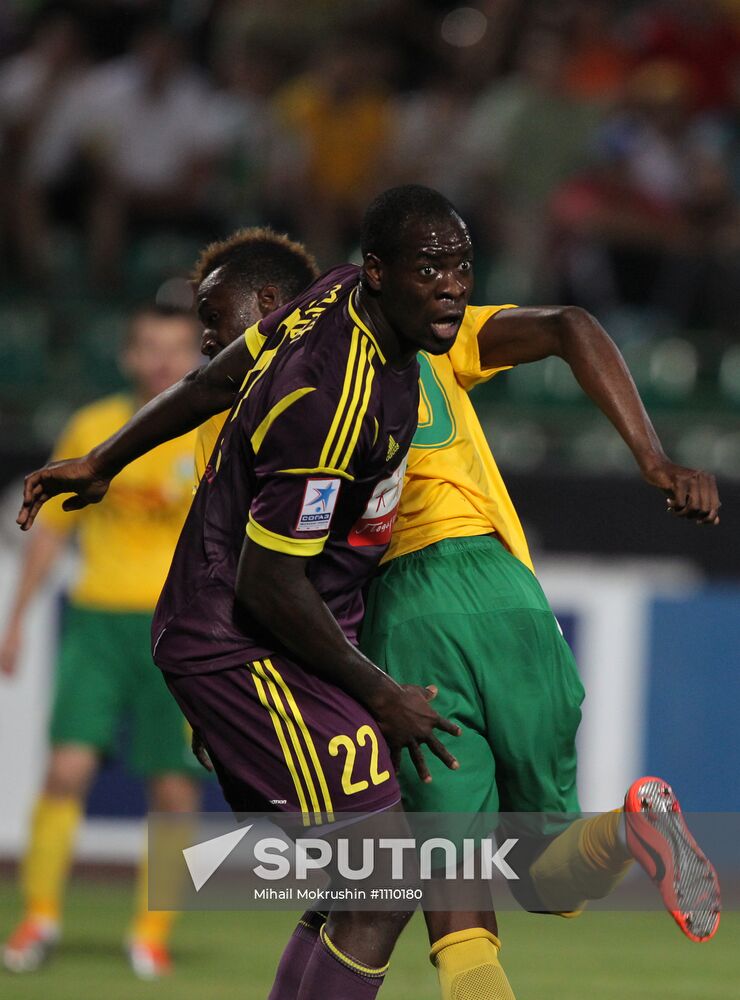 Russian Football Premier League. Kuban vs. Anzhi