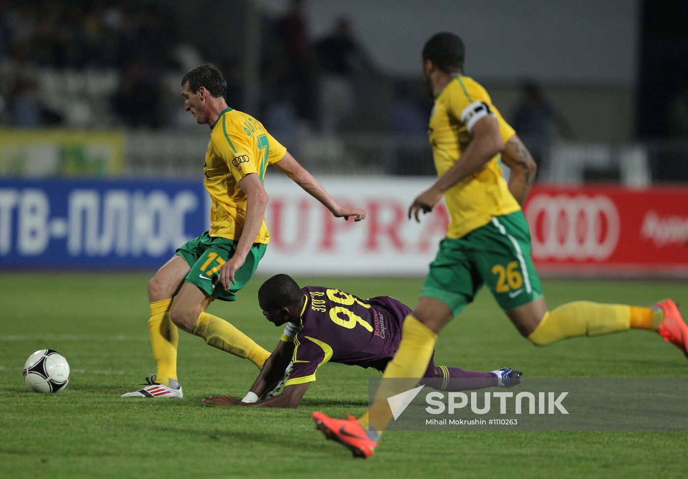 Football Premier League. Match Kuban - Anji