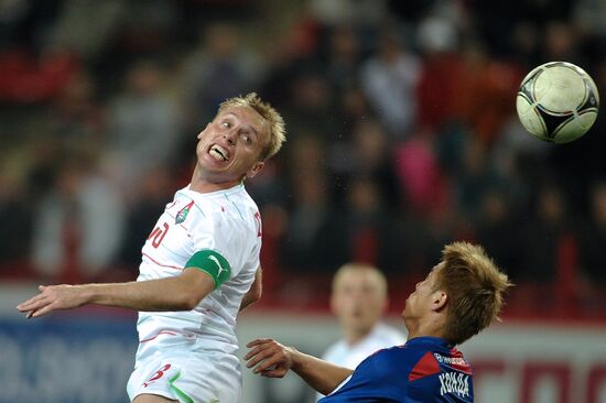 Football. RFPL. Match Lokomotiv - CSKA