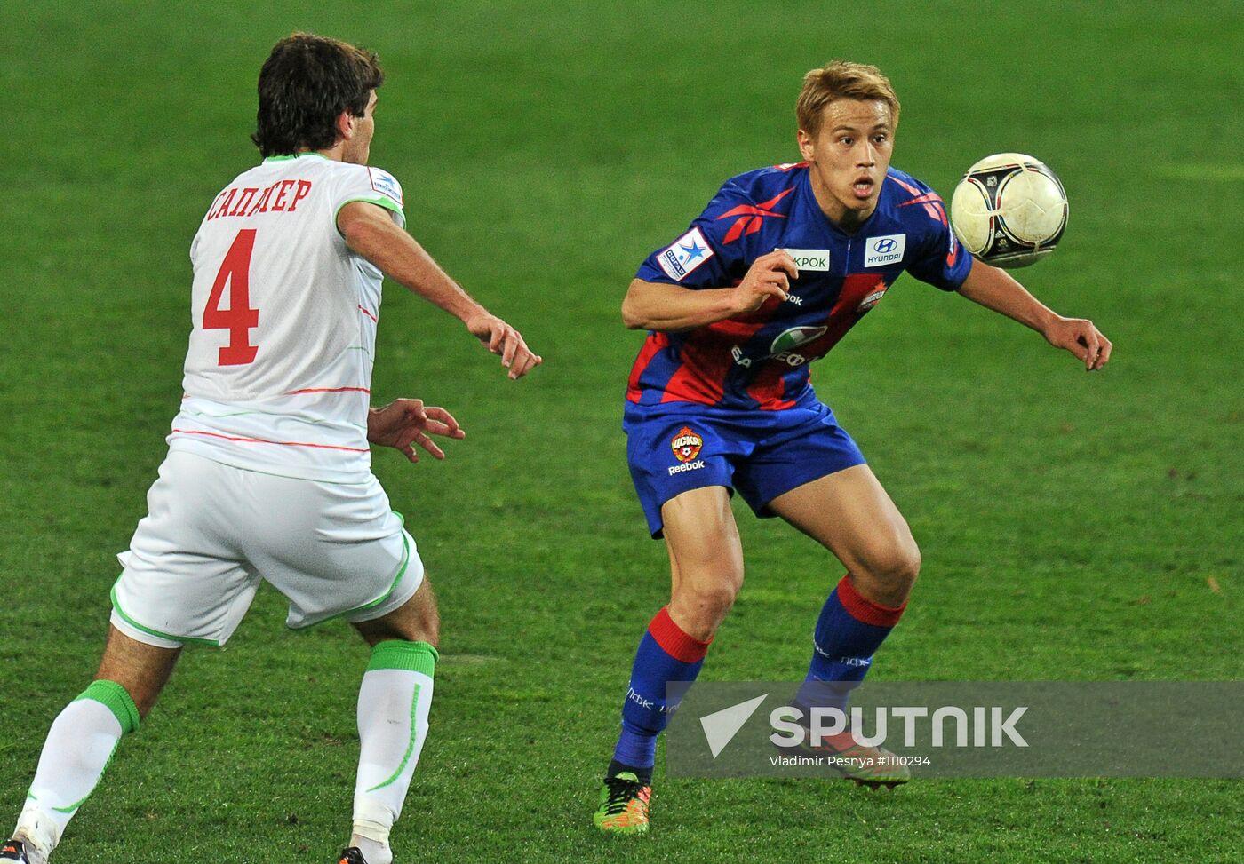 Football. RFPL. Match Lokomotiv - CSKA