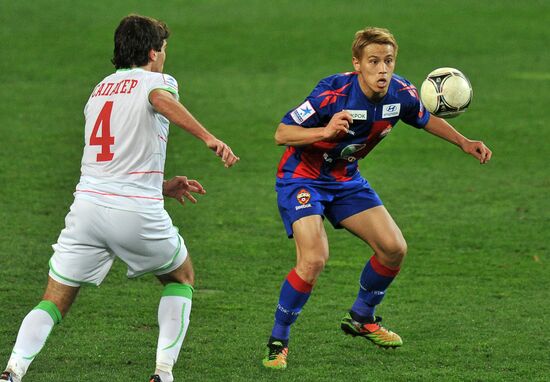 Football. RFPL. Match Lokomotiv - CSKA