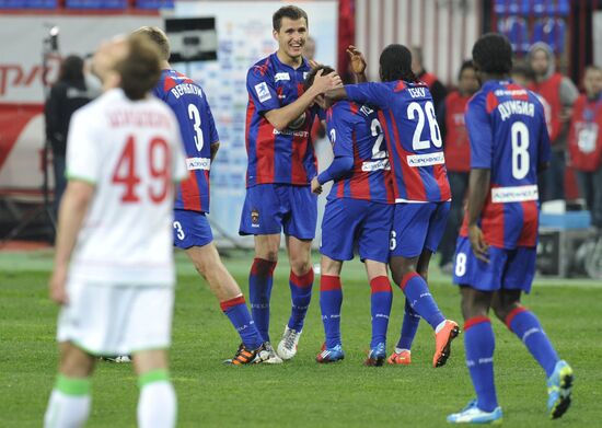 Football. RFPL. Match Lokomotiv - CSKA