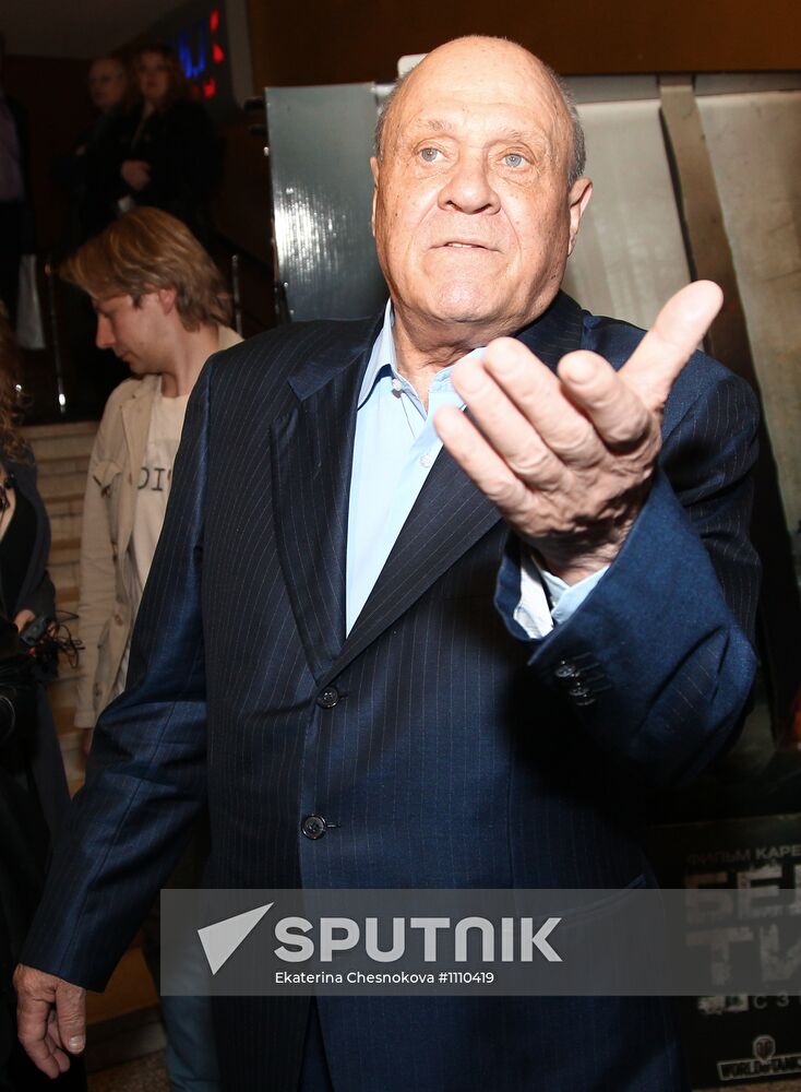 Karen Shakhnazarov's "White Tiger" film premiered