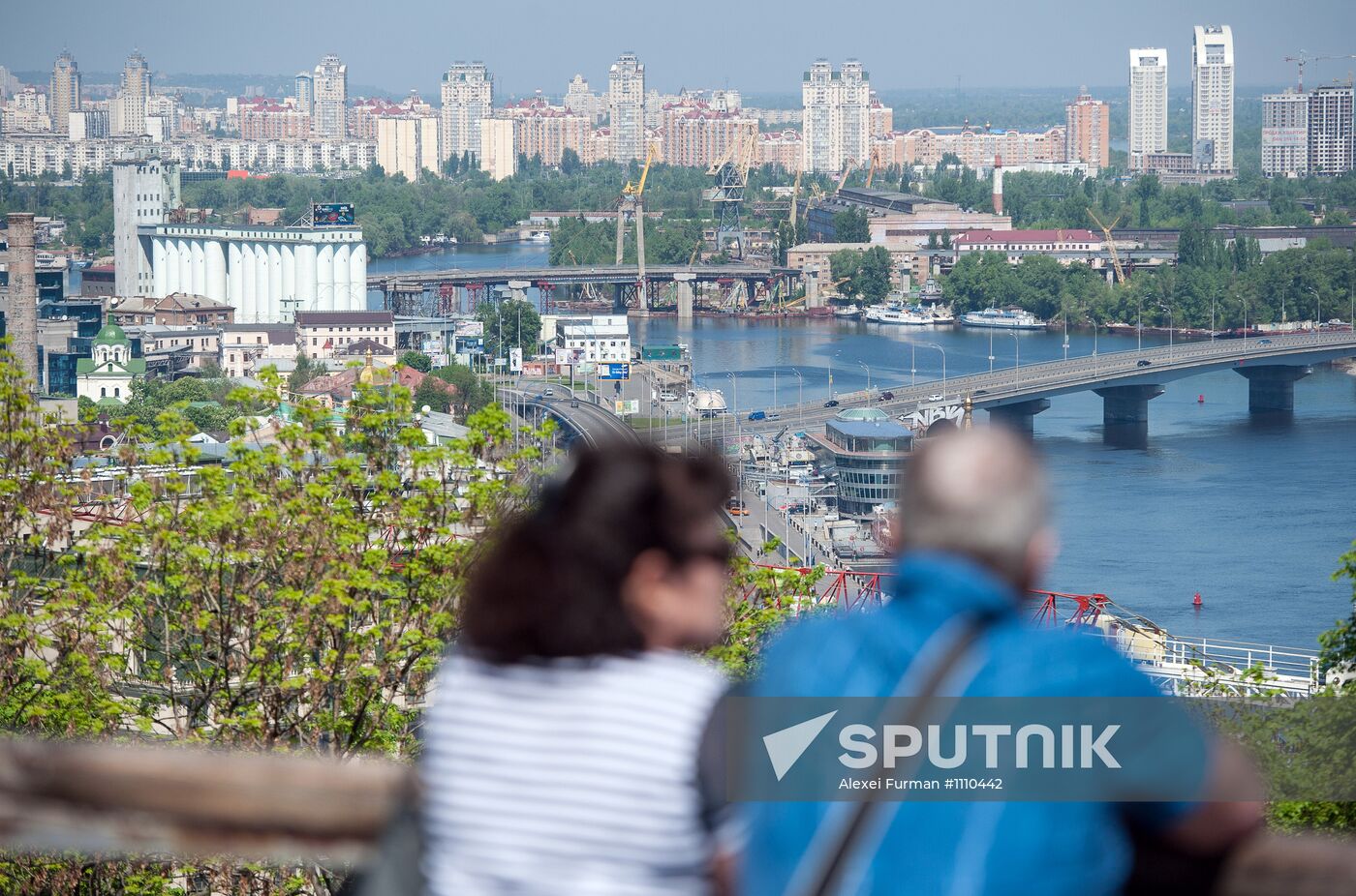 Cities on the world map. Kiev.