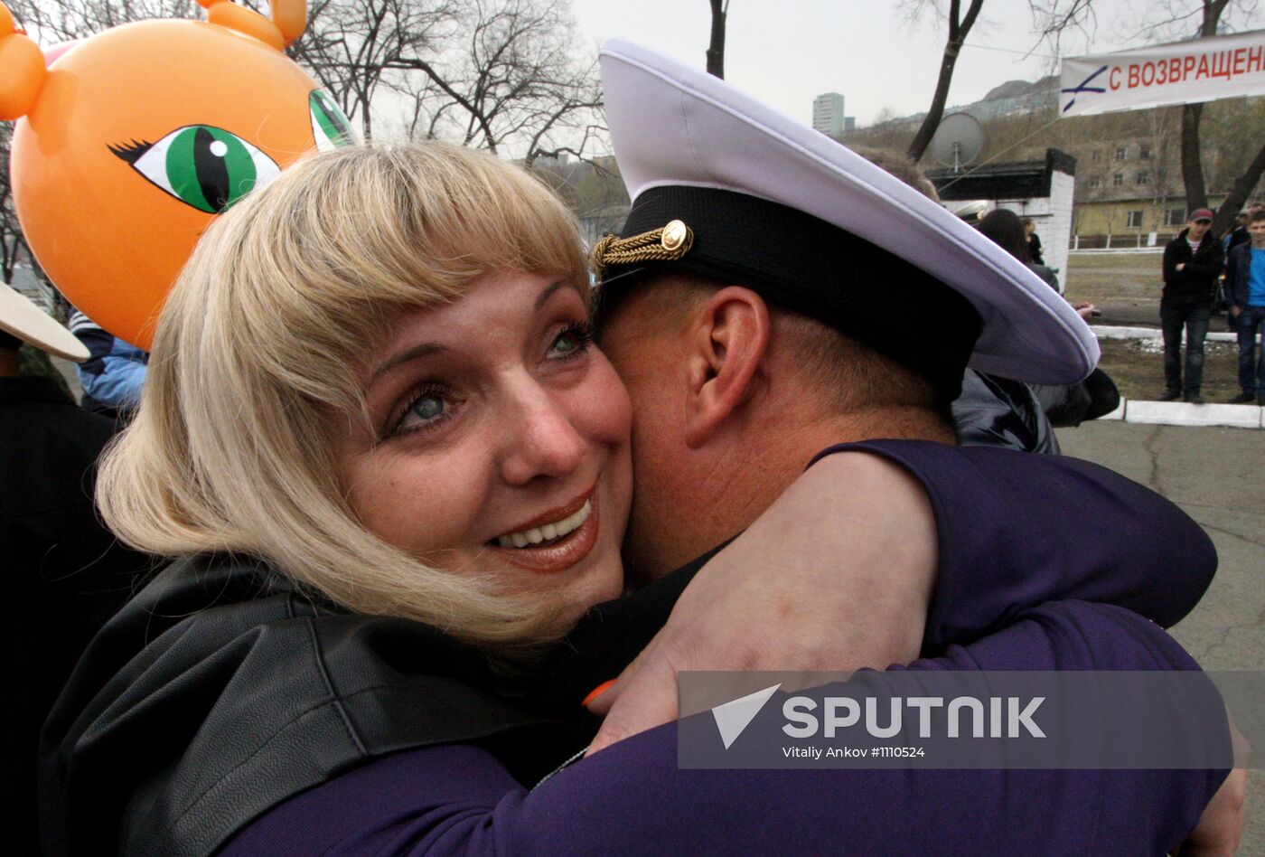 "Admiral Tributs" anti-submarine ship welcomed back