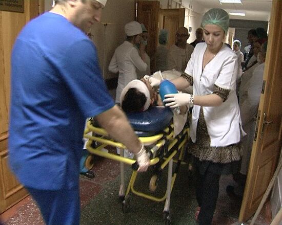 Two blasts at police station in Makhachkala