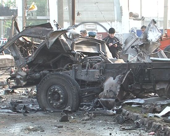 Two blasts at police station in Makhachkala