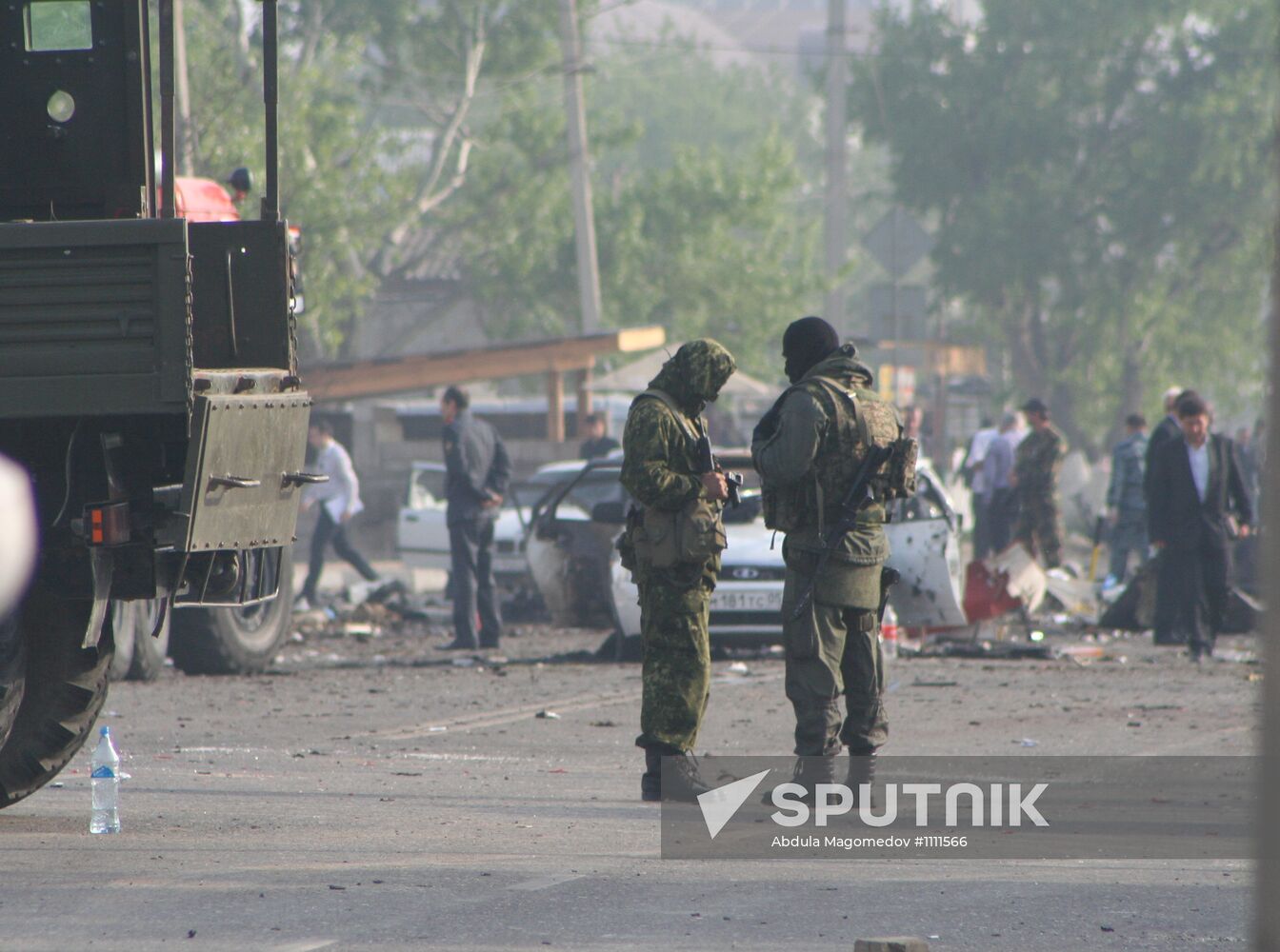 Two blasts at police station in Makhachkala