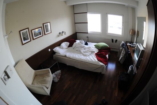 Russian national hockey team in Stockholm