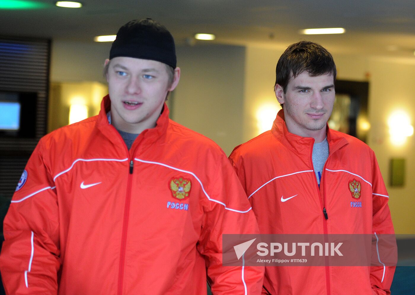 Russian national hockey team in Stockholm