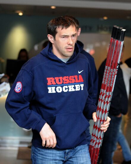 Russian national hockey team in Stockholm