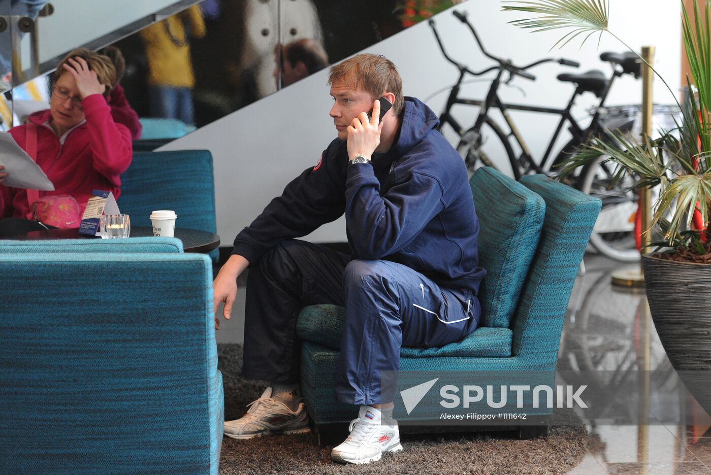 Russian national hockey team in Stockholm