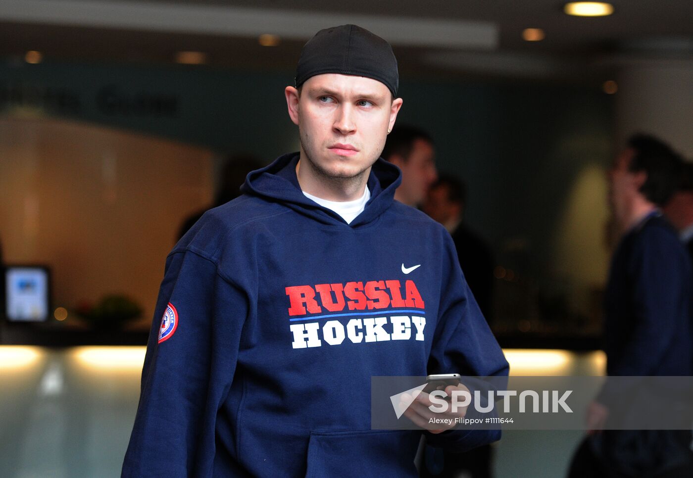 Russian national hockey team in Stockholm