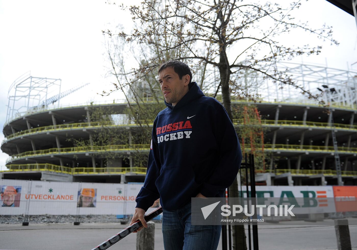 Russian national hockey team in Stockholm