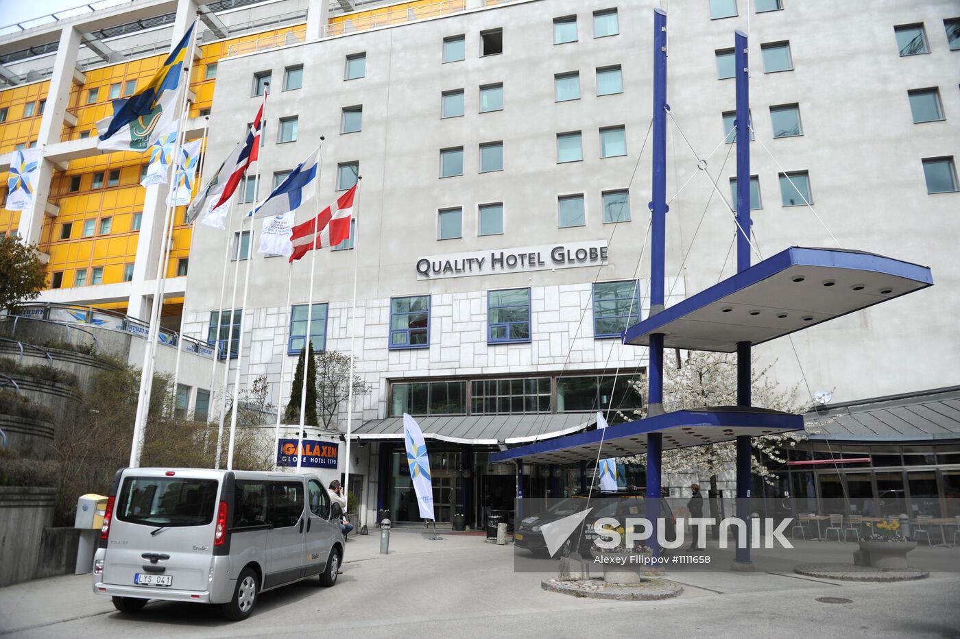 Russian national hockey team in Stockholm