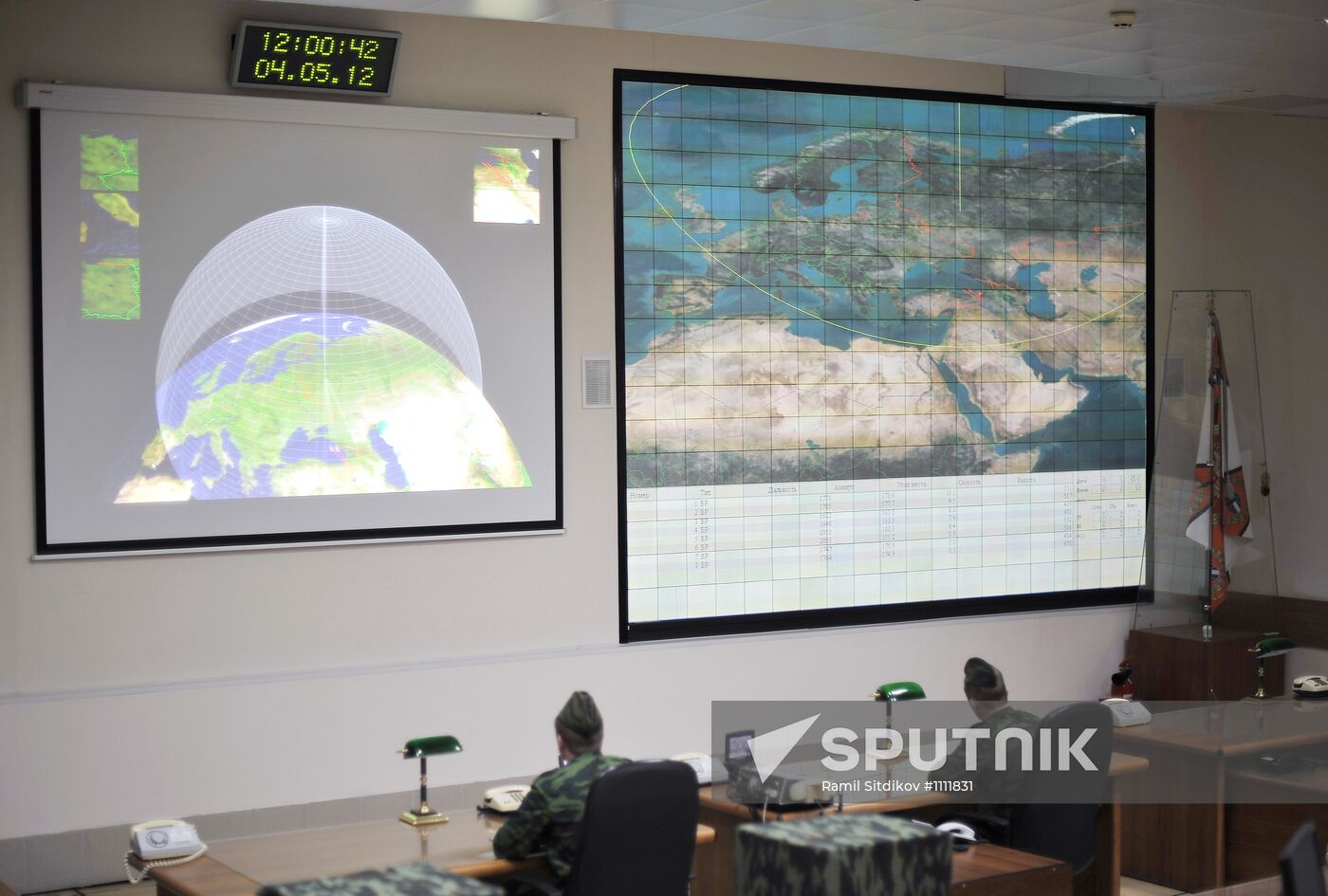 Radar of missile defense system of Moscow