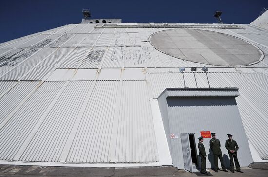 Radar of missile defense system of Moscow