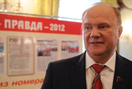 Gala evening dedicated to 100th anniversary of Pravda newspaper