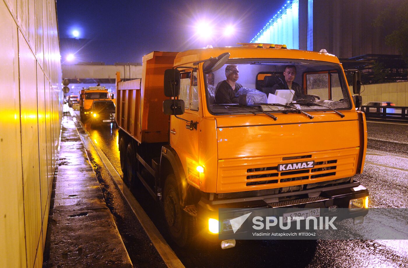 Lefortovo tunnel renovated