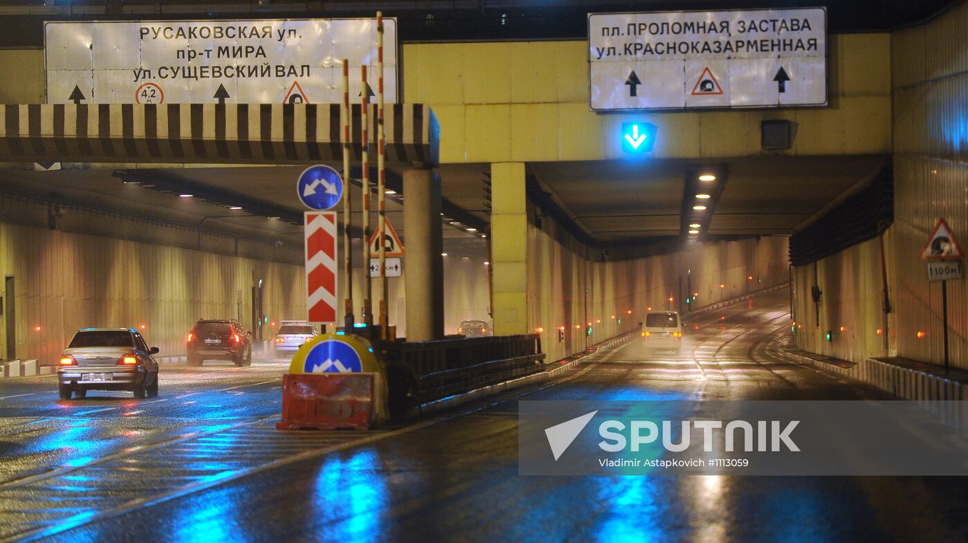 Lefortovo tunnel renovated