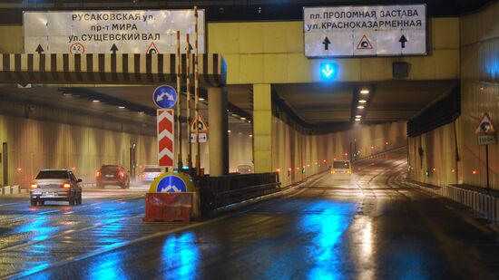 Lefortovo tunnel renovated