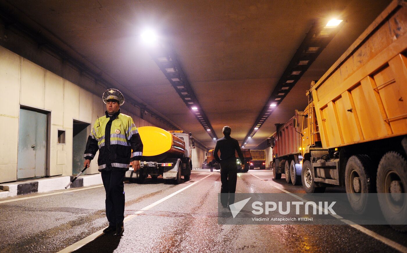Lefortovo tunnel renovated