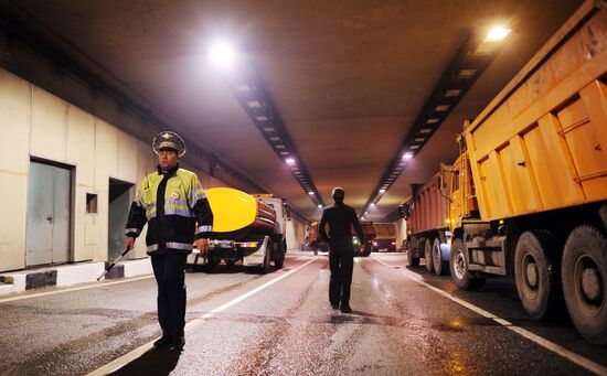 Lefortovo tunnel renovated