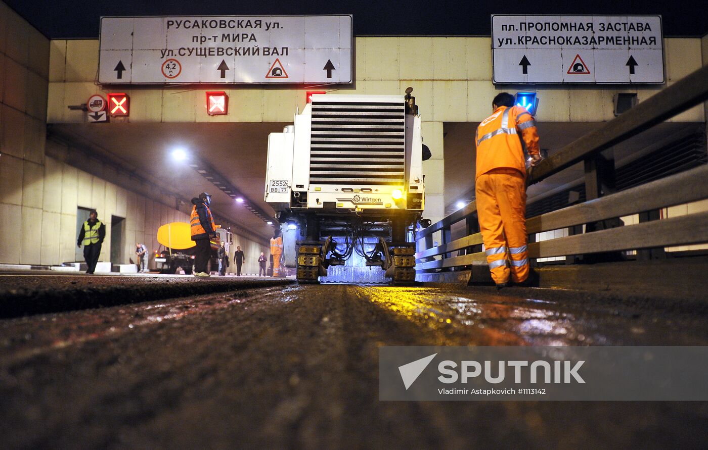 Lefortovo tunnel renovated