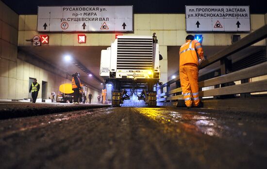 Lefortovo tunnel renovated