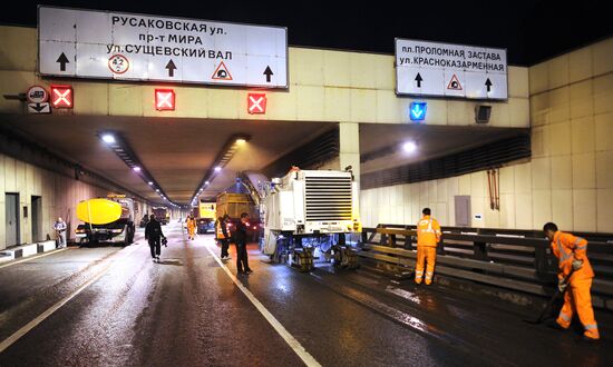 Lefortovo tunnel renovated