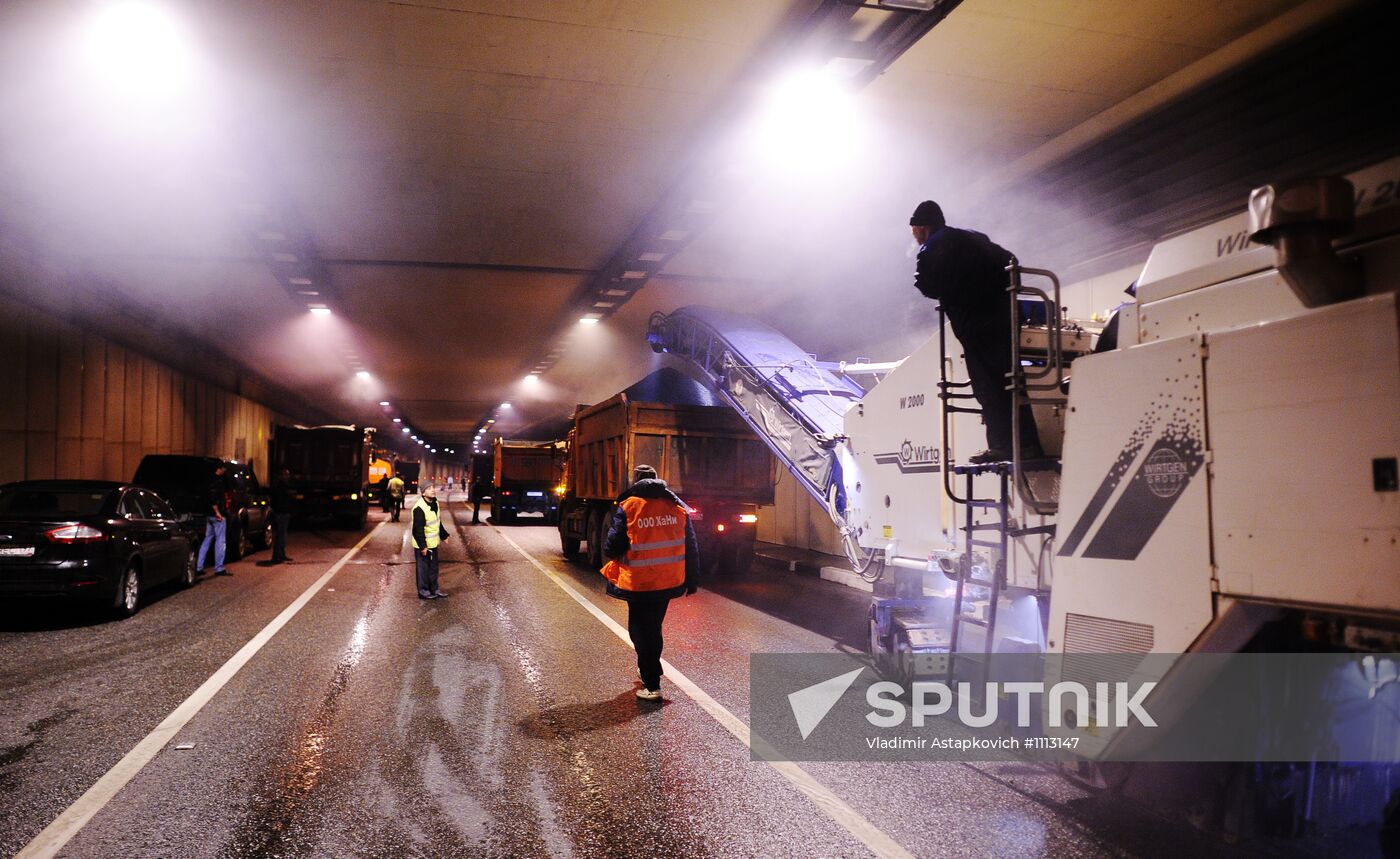Lefortovo tunnel renovated