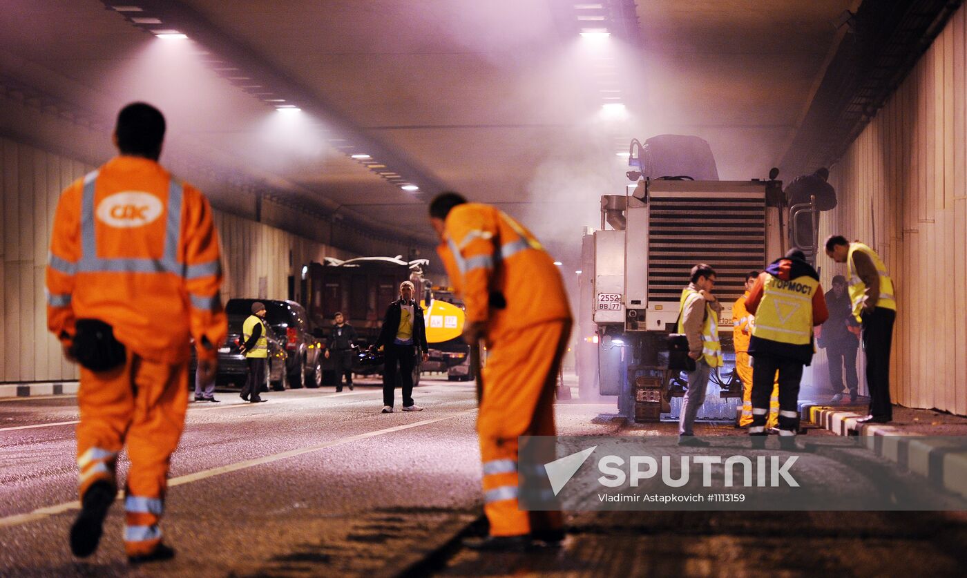Lefortovo tunnel renovated