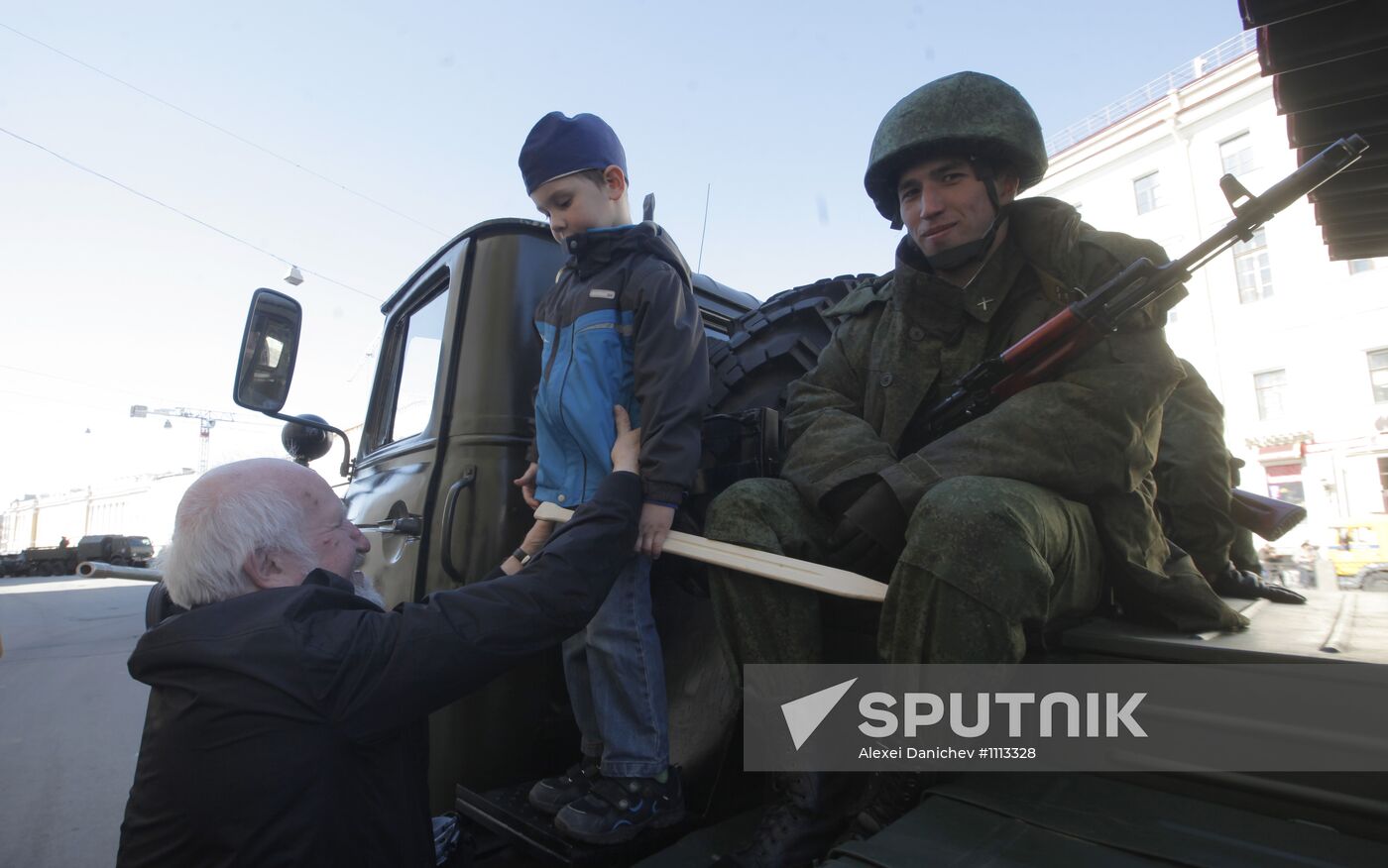 Final rehearsal of Victory Day parade