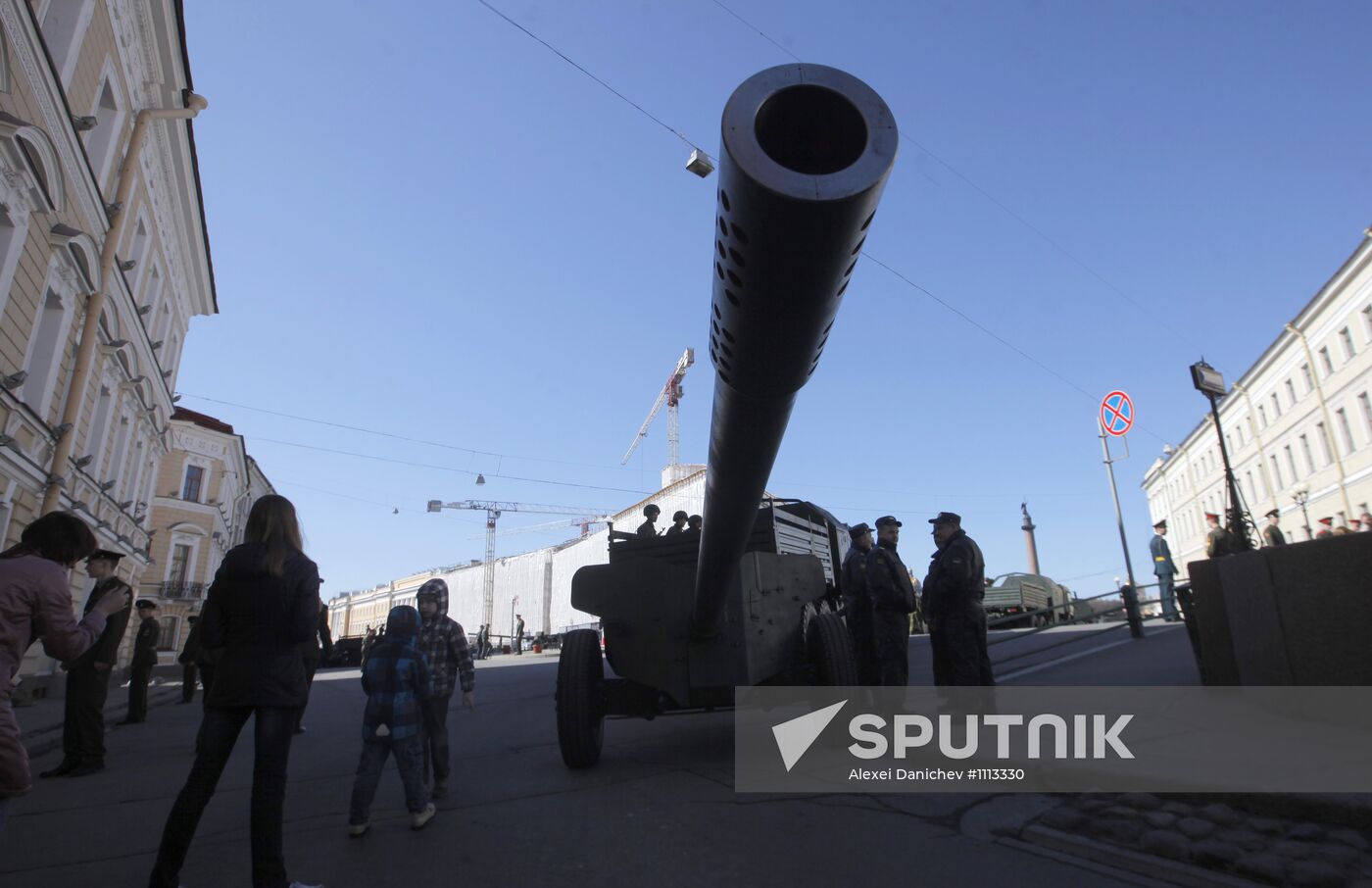Final rehearsal of Victory Day parade